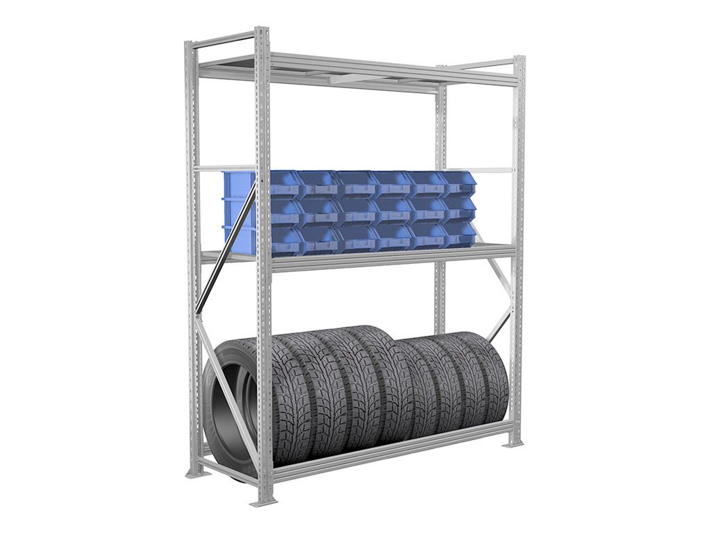 Стеллаж металлический MS Pro 250/150x60/5