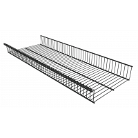 Корзина стационарная черного цвета 903x340x85 мм