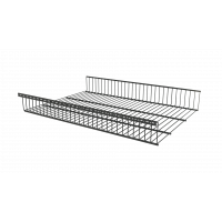 Корзина стационарная черного цвета 603x440x85 мм