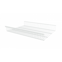 Корзина стационарная белого цвета 603x440x85 мм