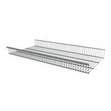 Корзина стационарная серебристого цвета 903x440x85 мм