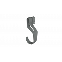 Крючок универсальный серебристого цвета