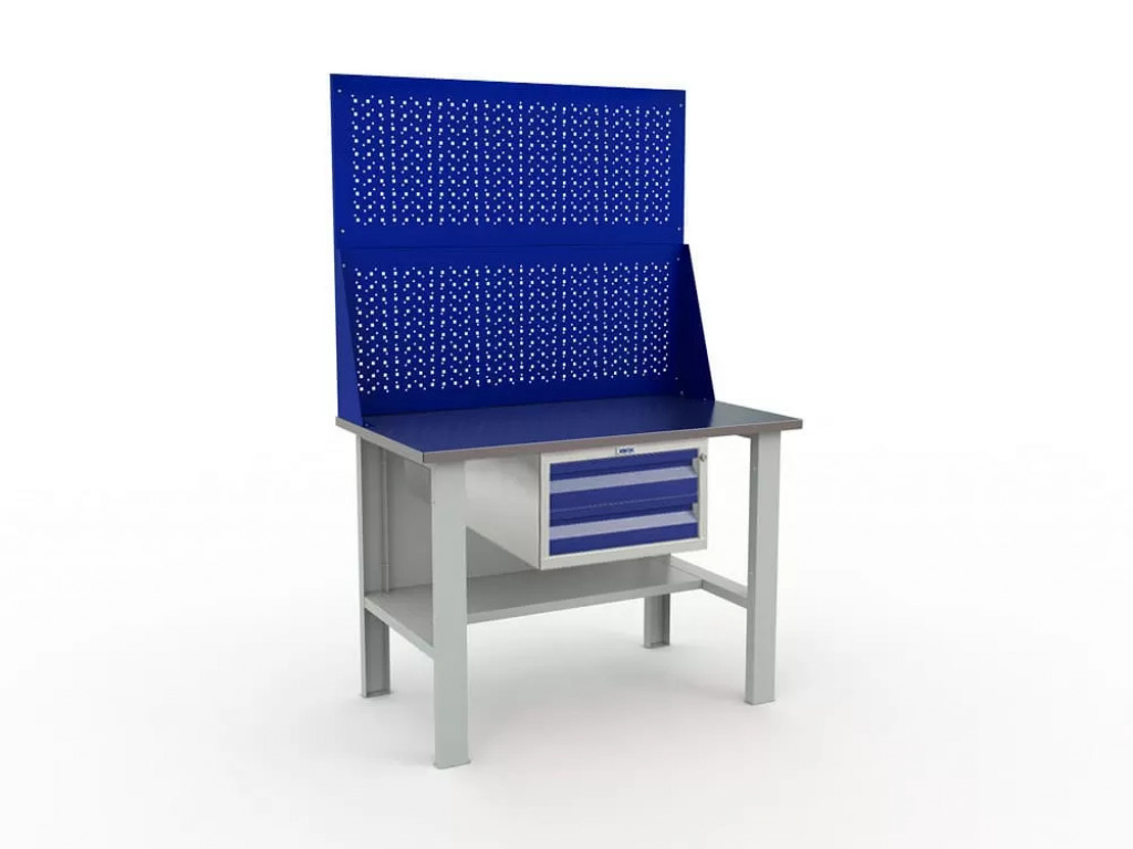 Верстак тяжелый Практик Expert WS WTH120.F2.F2.120 комплект №734