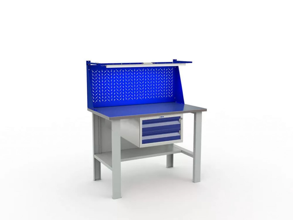 Верстак тяжелый Практик Expert WS WTS120.F2.F2.111 комплект №673
