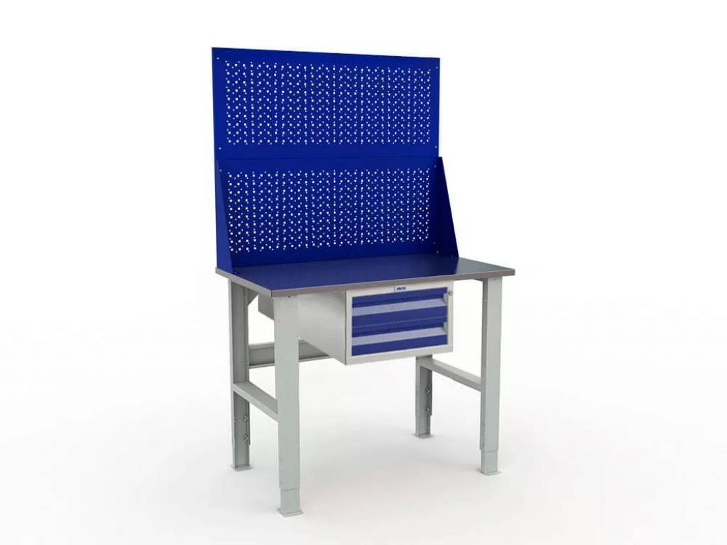 Верстак тяжелый Практик Expert WS WTS120.F2.F2.120 комплект №684